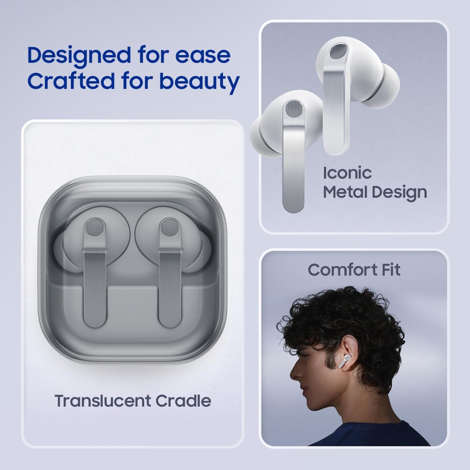 Samsung Galaxy Buds4 Pro (Black) in-Ear Wireless Earbuds with Hi-Fi Audio | Adaptive ANC 2.0 and EQ 2.0 | 2-Way Speaker | 360-Audio | Voice Detect | Live Translation | Head Gesture | IP57 - Image 2